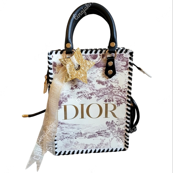Dior Other - Dior Paper Shopping Bag Purse - Handmade